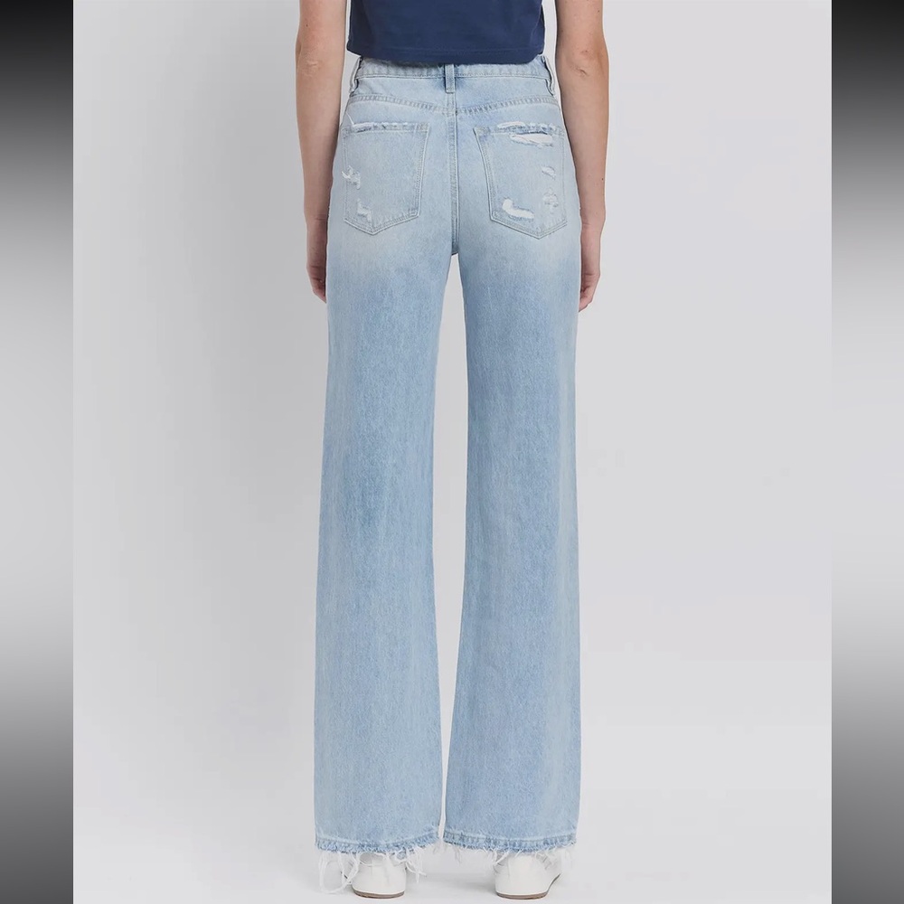 VERVET by FLYING MONKEY WESTERN PROMISE 90'S VINTAGE SUPER HIGH RISE FLARE JEANS - Picture 10 of 12